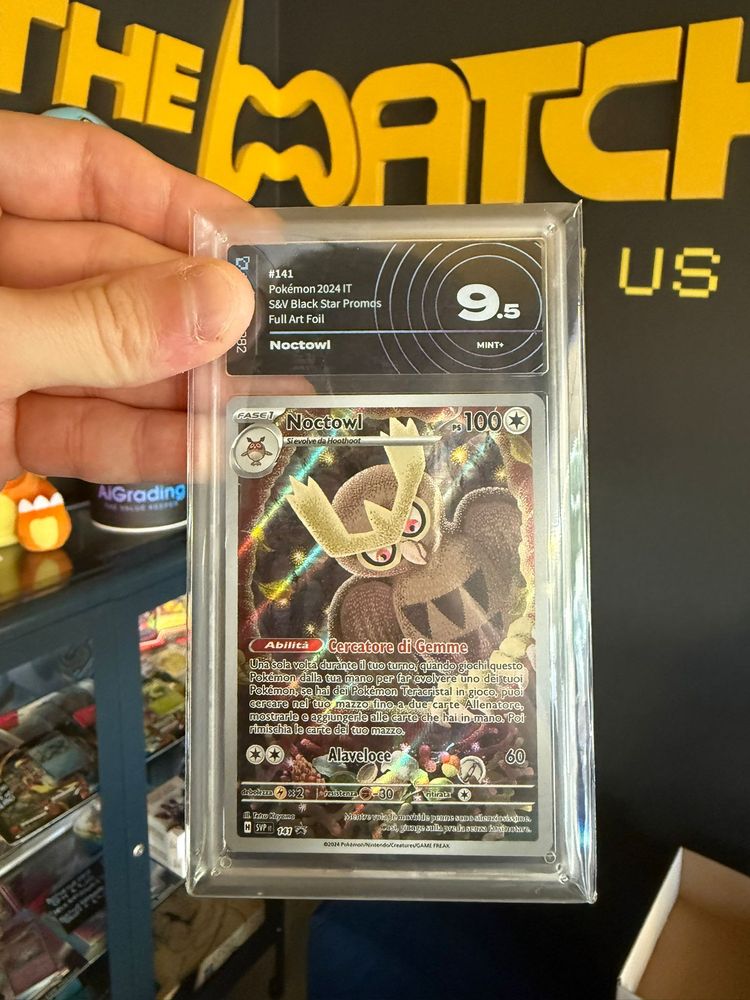 Pokémon Pokémon Noctowl Full Art promo Gradato AiGrading 9.5 product image